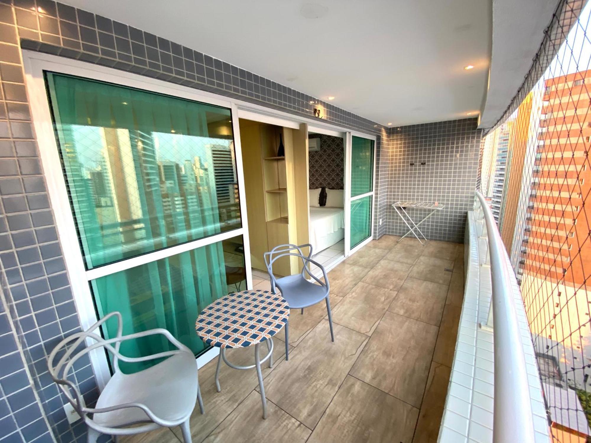 Apartamento 17º Andar Beira Mar Com 2 Quartos Fortaleza  Eksteriør billede